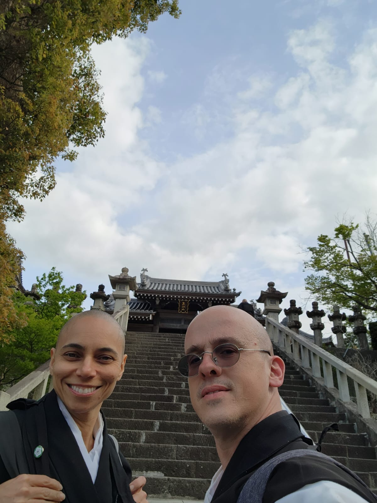 Primeiros passos após deixarmos o mosteiro no Japão